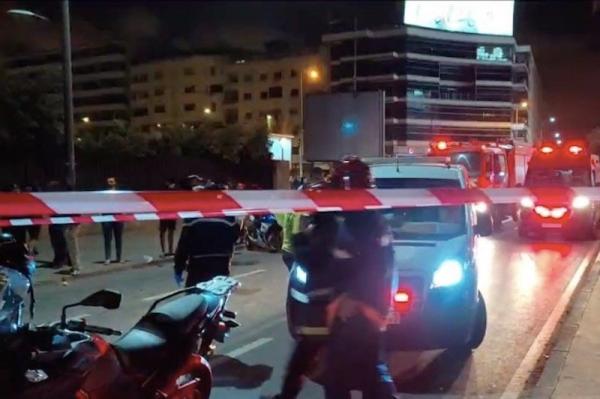 في مشهد صادم...سيارة فارهة تدهس مواطنا على الرصيف وترديه قتيلا على الفور والجاني في حالة فرار